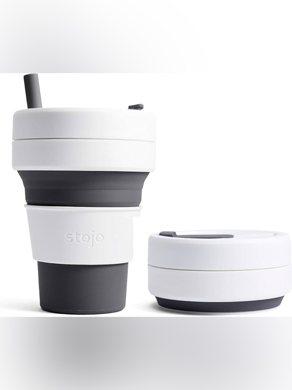 Stojo Collapsible Cup - slate (16 oz)